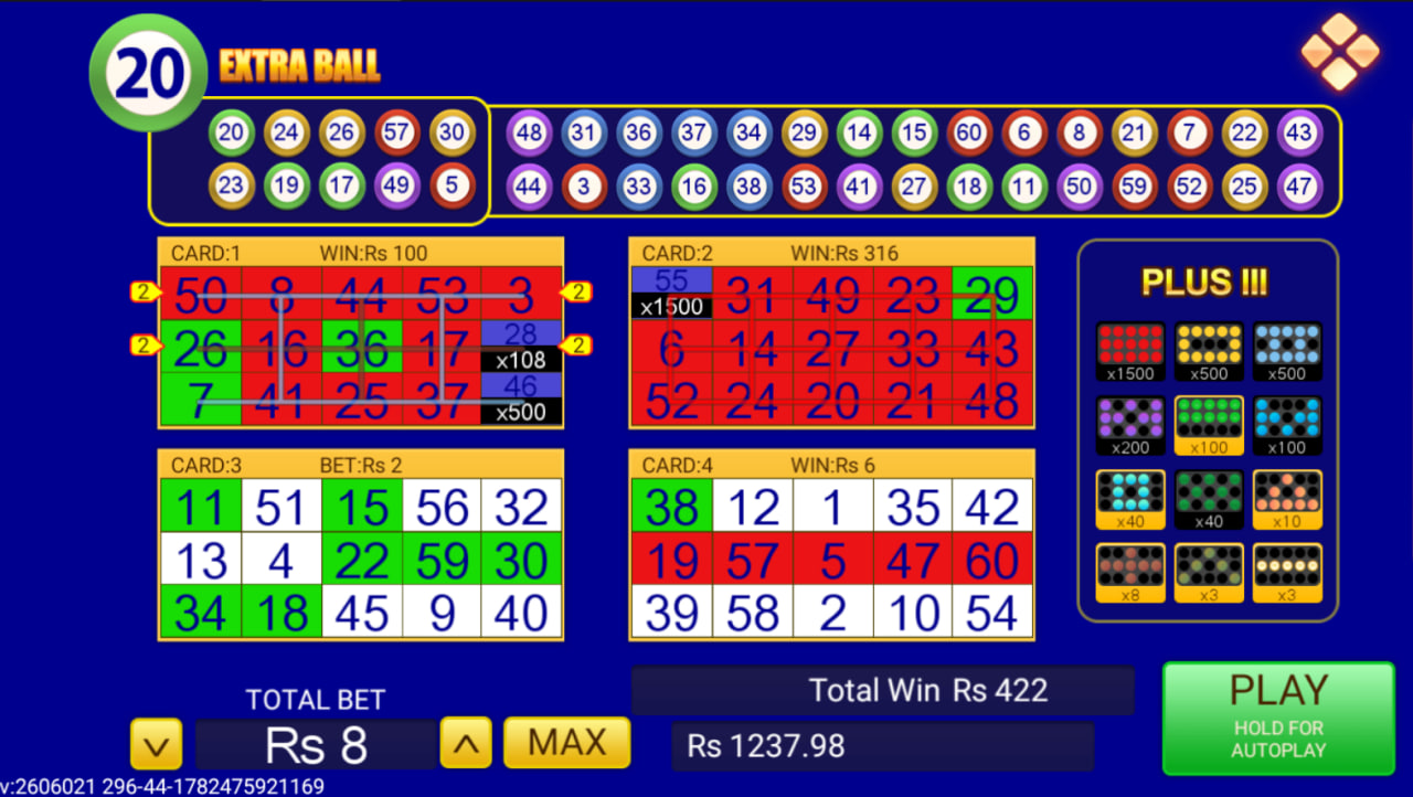 Bingo Plus III in Slot Royal