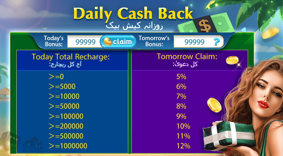 Slot Royal daily cashback
